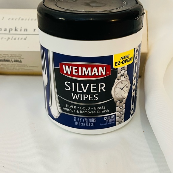 Pier 1 Jeweled Silver Plated Place-card Holders ~ Eight (8) - Picture 6 of 6